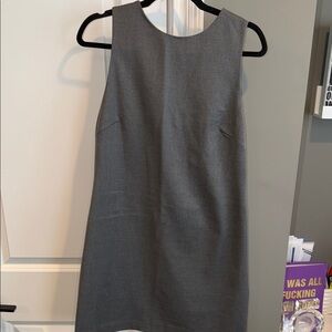 Alice + Olivia Charcoal Sleeveless Mini Dress
